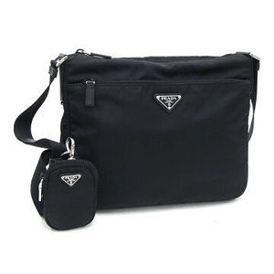 Prada Shoulder Bag Black Nylon Crossbody